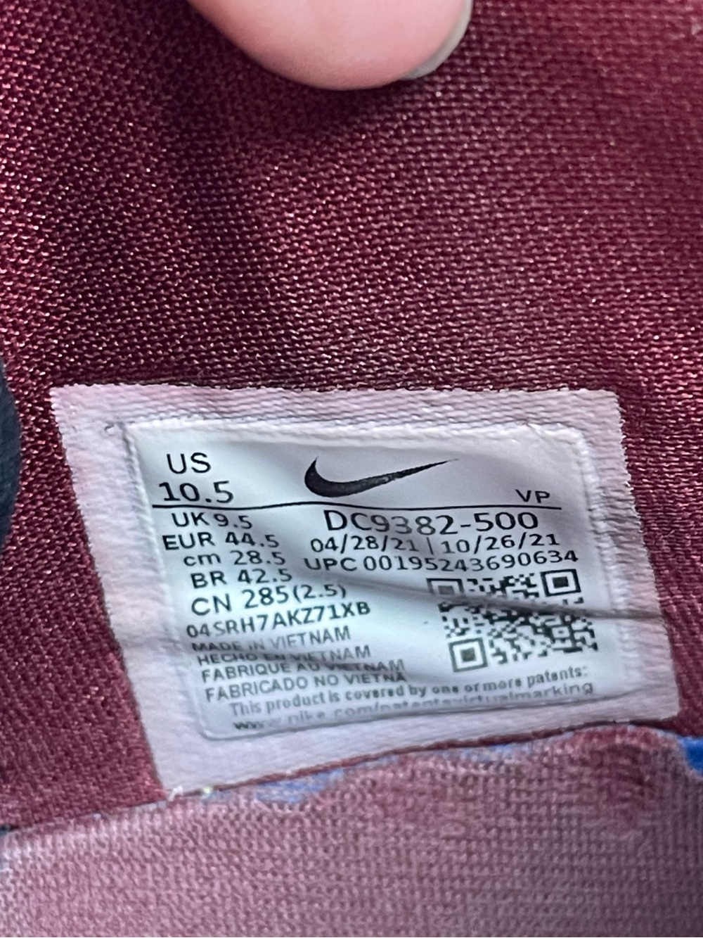 Nike KD 14 NRG ky-D Ron English sapphire melon tint men’s size 10.5 - Picture 12 of 12